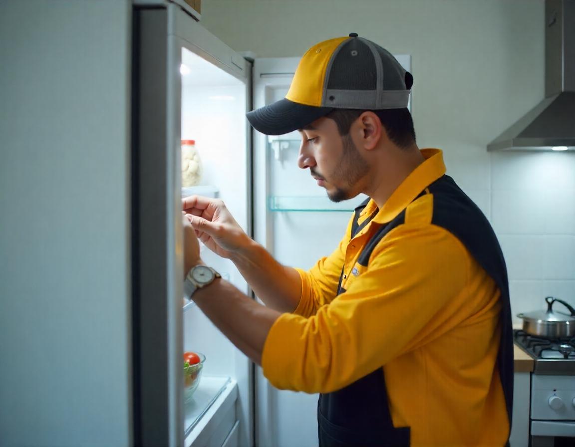 técnico realizando la reparación de una lavadora en el domicilio de un cliente de Toluca